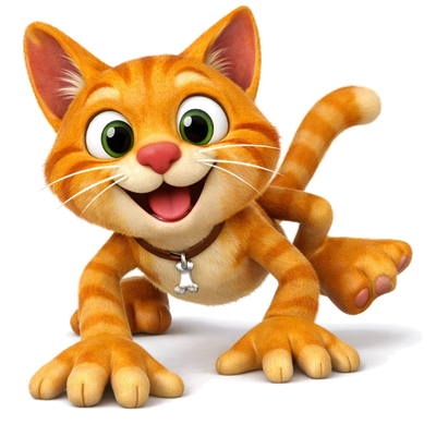 Playful cat